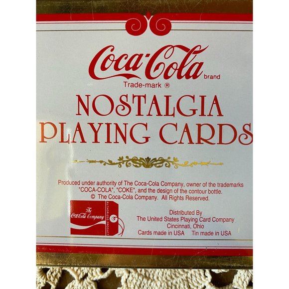 Christmas COCA COLA SANTA TIN - 1994 - NO Cards - Tin ONLY - 5 3/4" x 4 1/2" - Picture 7 of 9